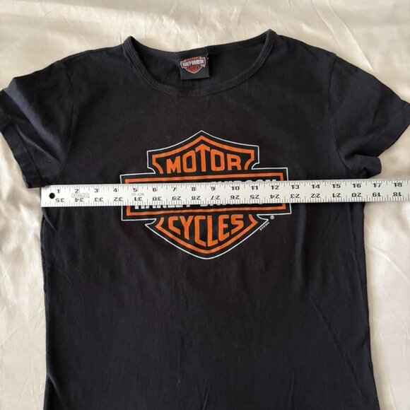 Harley Davidson black tee. Adam's Center NY - Picture 4 of 5
